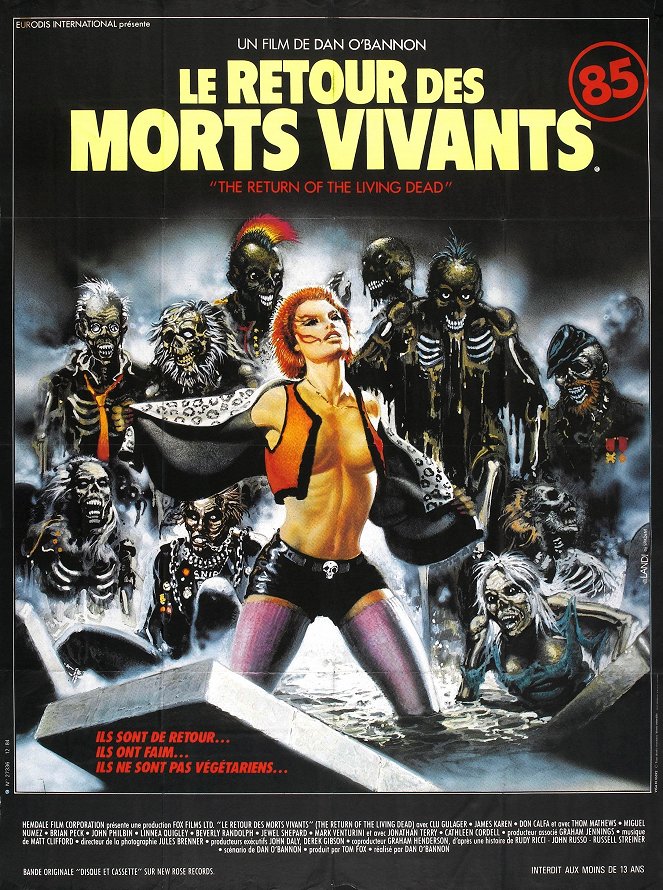 Le Retour des morts vivants - Affiches