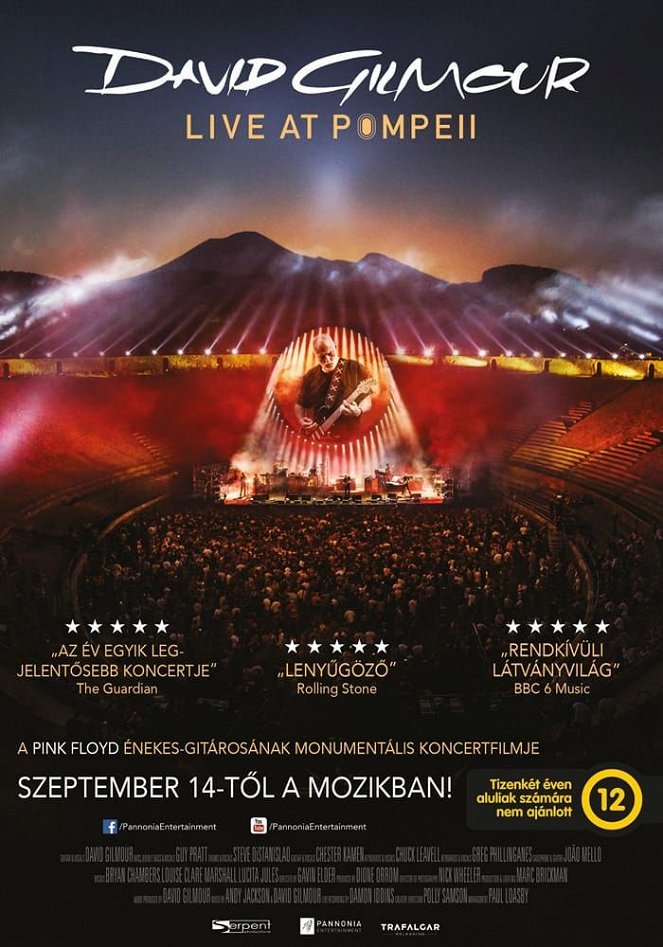 David Gilmour Live at Pompeii - Plakátok