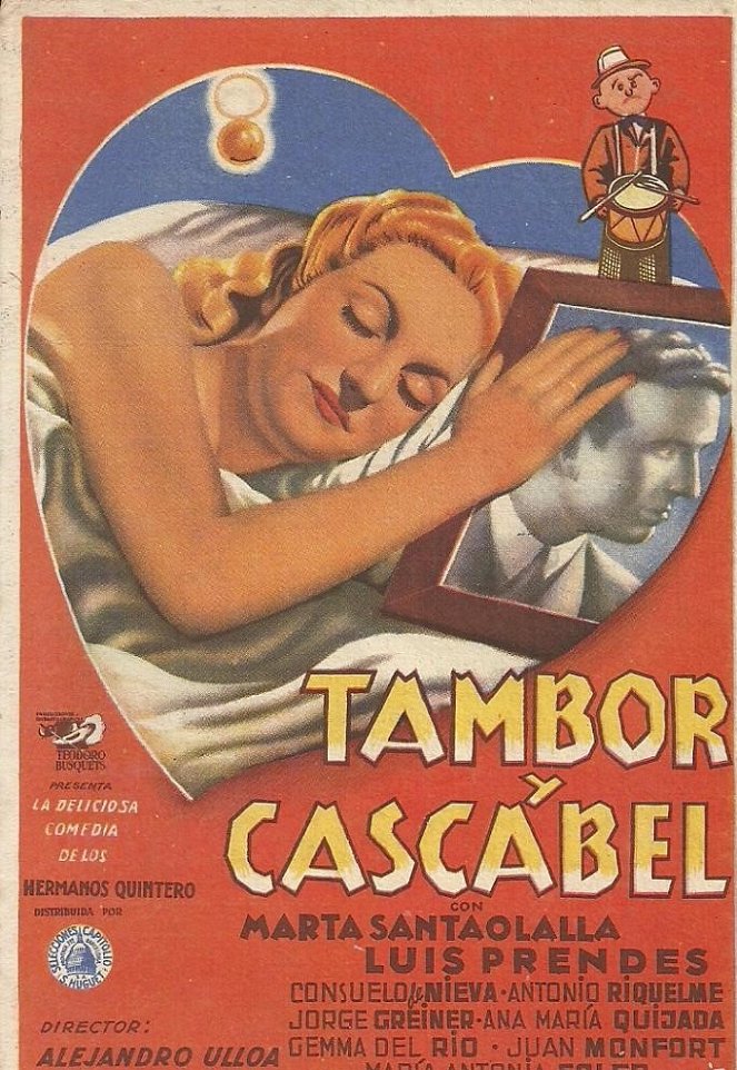 Tambor y cascabel - Plakaty