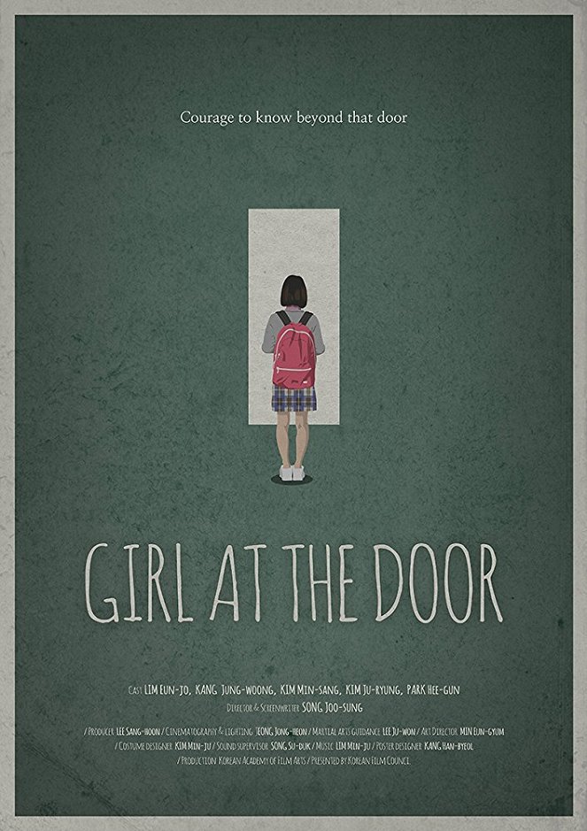 Girl at the door - Posters