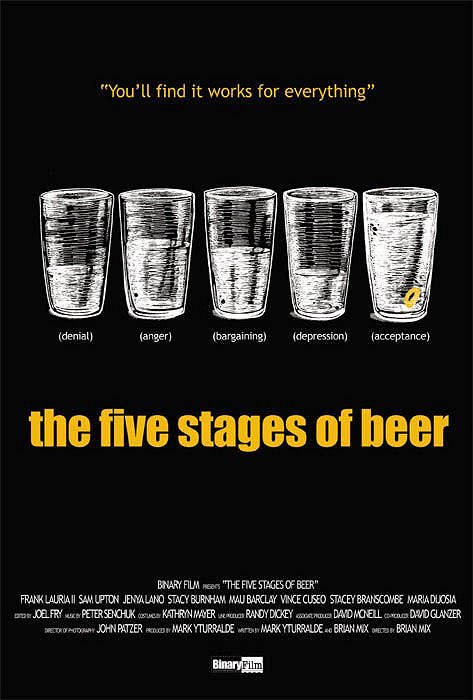 The Five Stages of Beer - Posters
