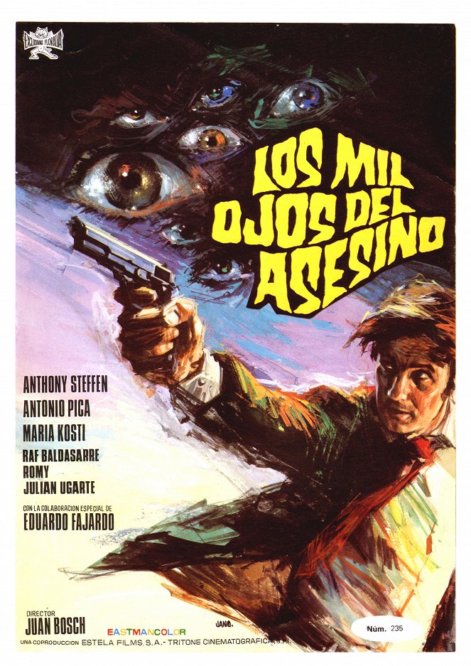 Los mil ojos del asesino - Plakate