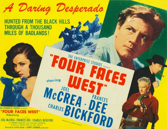 Four Faces West - Plakátok