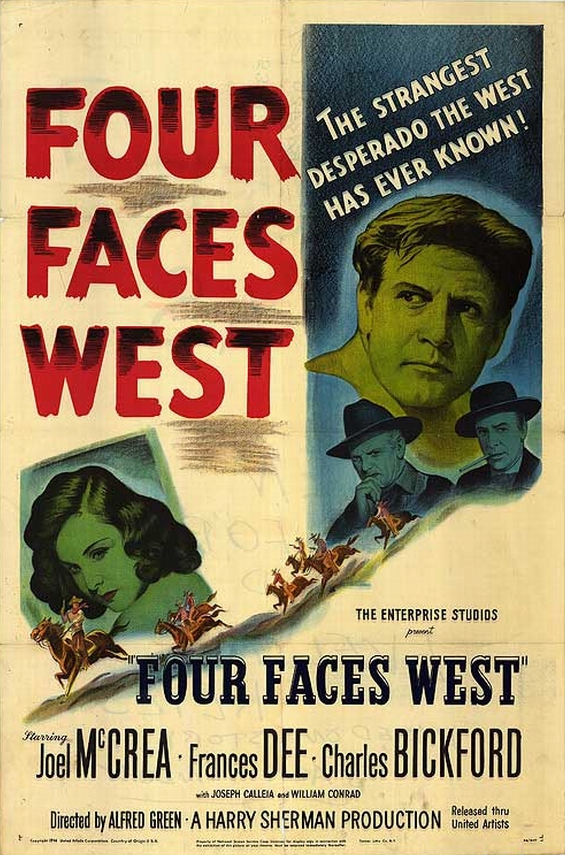 Four Faces West - Plakaty