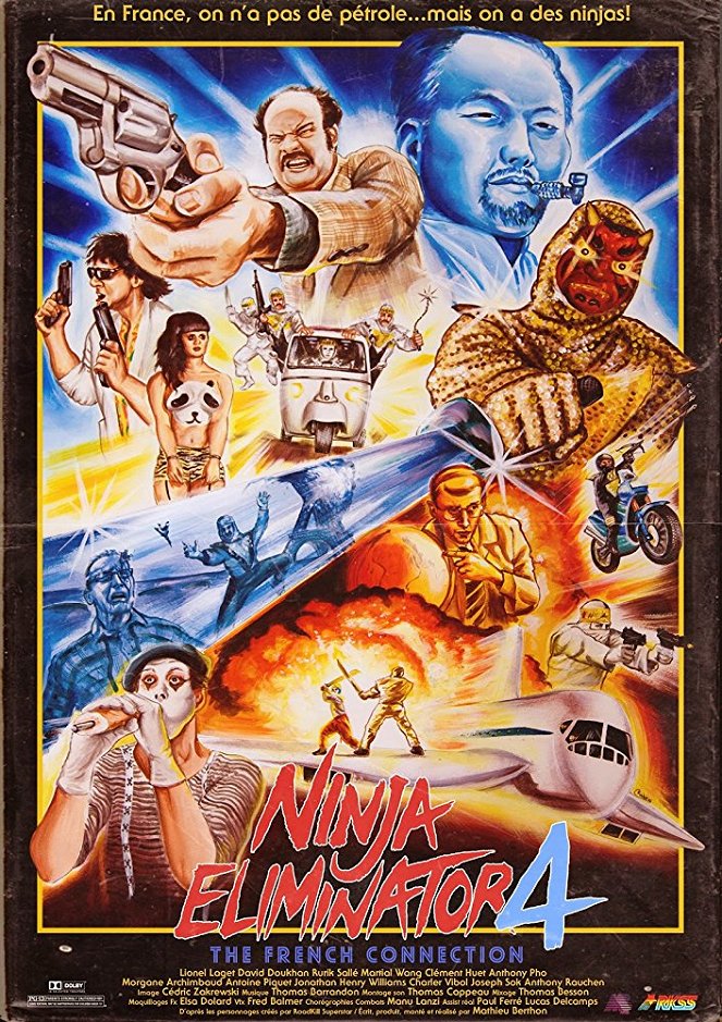 Ninja Eliminator 4: The French Connection - Posters