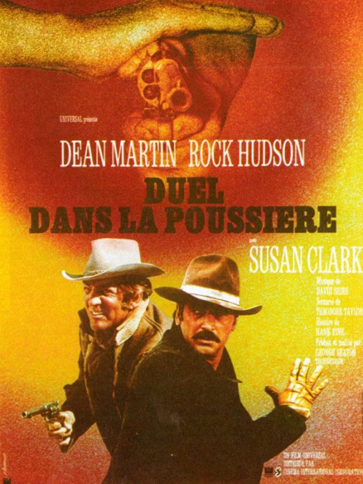 Duel dans la poussière - Affiches