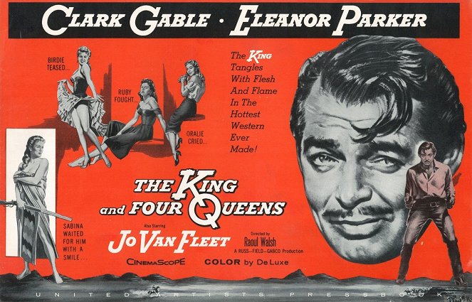 Král a čtyři královny - Plakáty