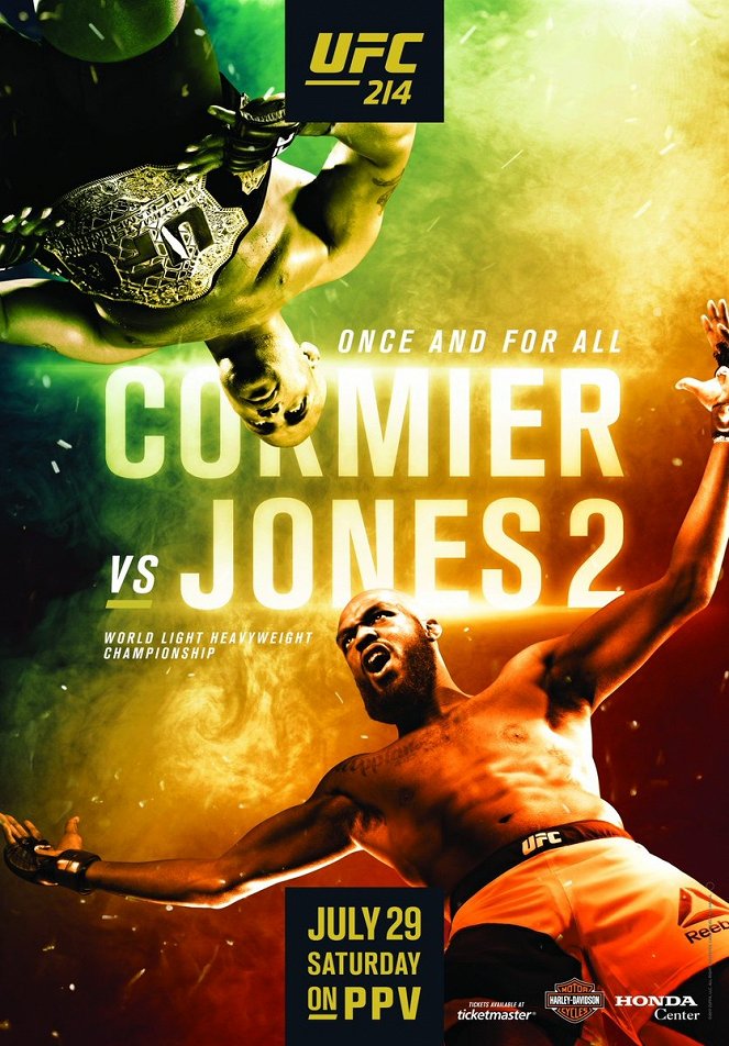 UFC 214: Cormier vs. Jones 2 - Affiches