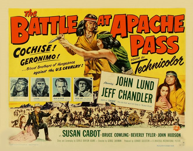 De slag in de Apache Pass - Posters