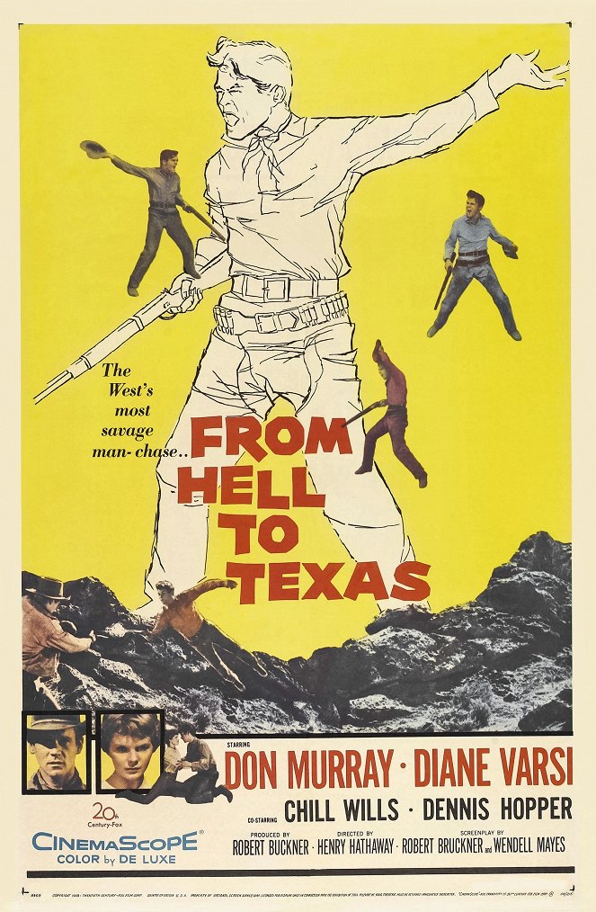 Z pekla do Texasu - Plakáty