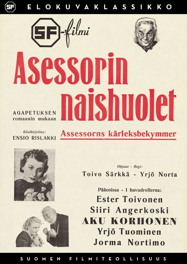 Asessorin naishuolet - Plakáty