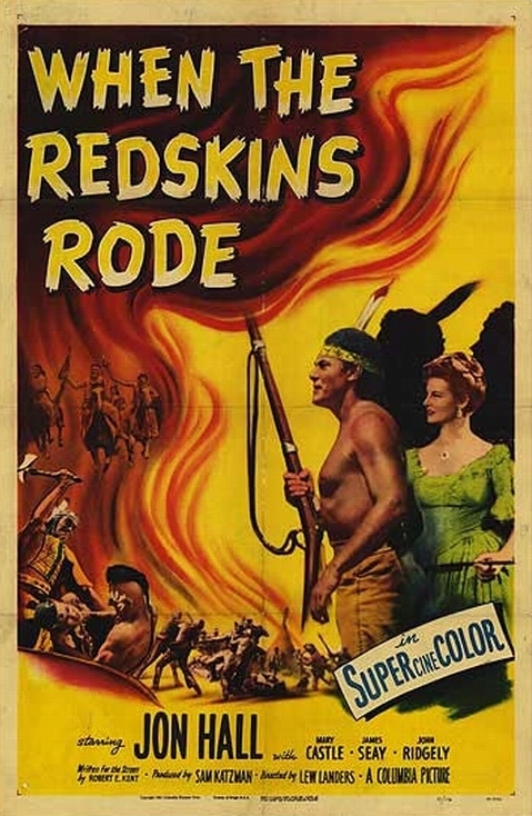 When the Redskins Rode - Cartazes