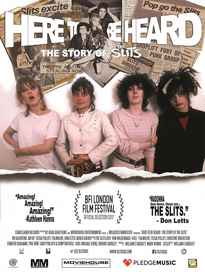 Here to Be Heard: The Story of the Slits - Plakáty
