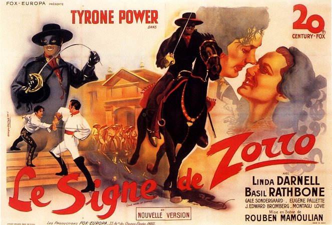 Le Signe de Zorro - Affiches