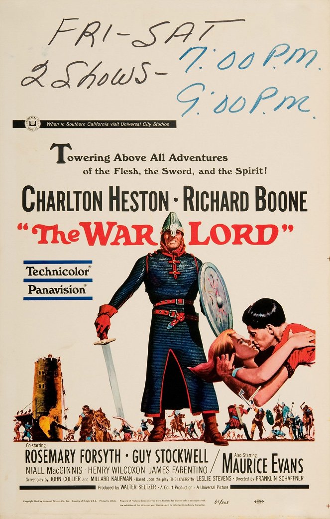 The War Lord - Posters