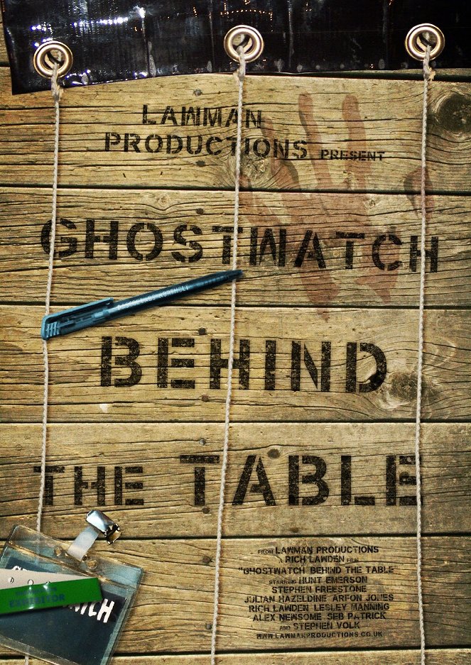 Ghostwatch: Behind the Table - Plakáty