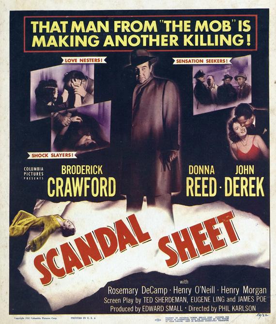 Scandal Sheet - Plakate