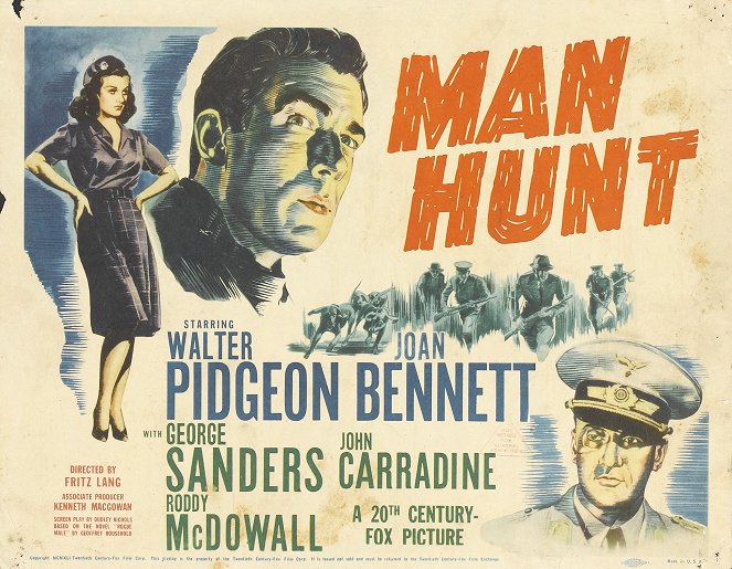 Man Hunt - Posters
