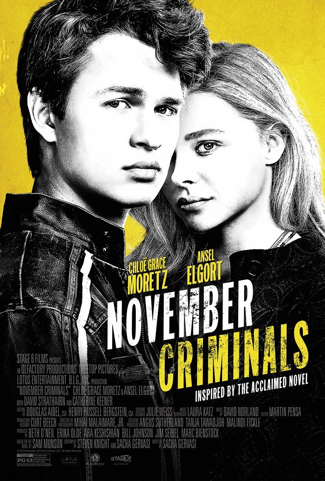 November Criminals - Plakátok