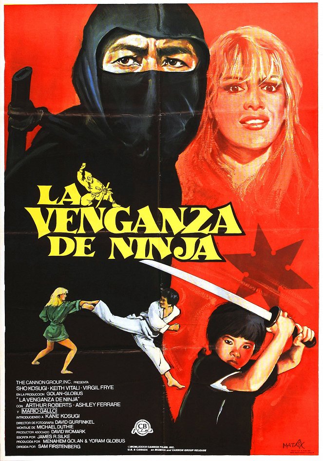 La venganza del ninja - Carteles