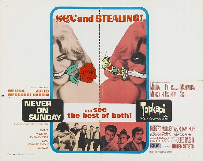 Never on Sunday - Posters