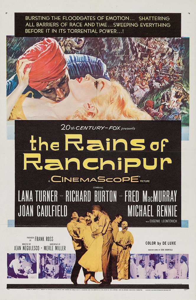 Las lluvias de Ranchipur - Carteles