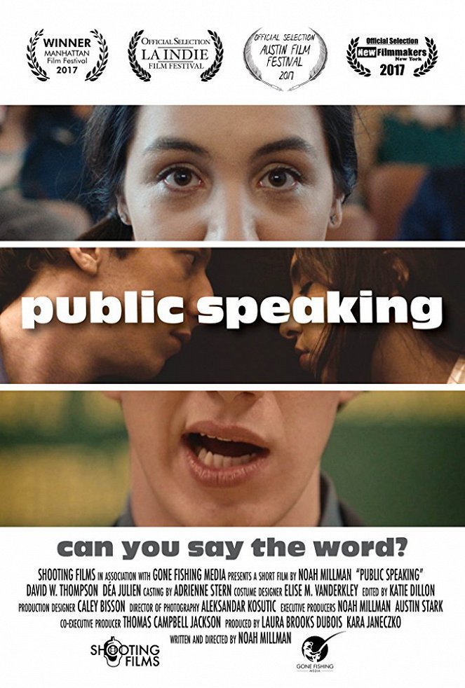 Public Speaking - Affiches