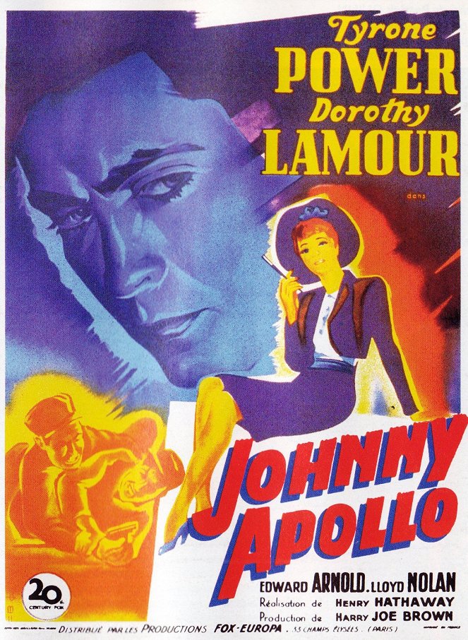 Johnny Apollo - Affiches