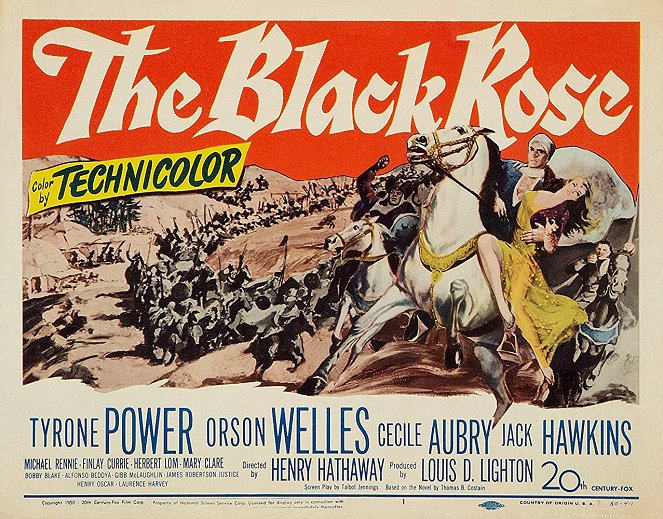 De zwarte roos - Posters