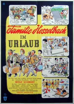 Familie Hesselbach im Urlaub - Plakátok