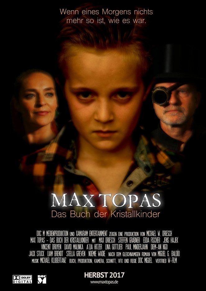 Max Topas - Das Buch der Kristallkinder - Plakaty