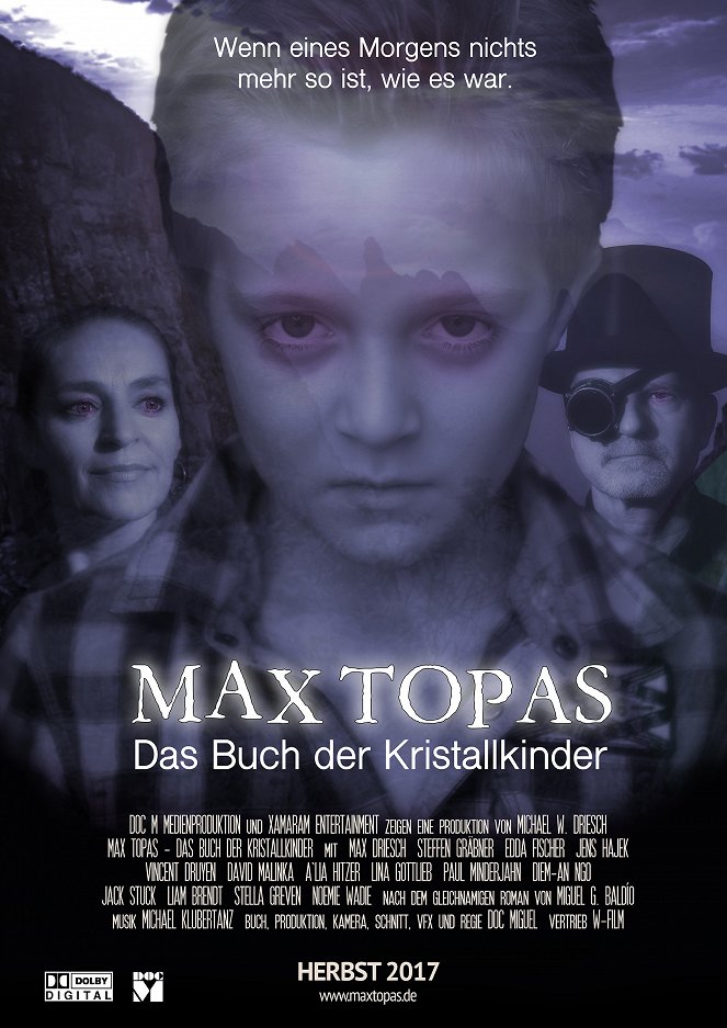 Max Topas - Das Buch der Kristallkinder - Affiches