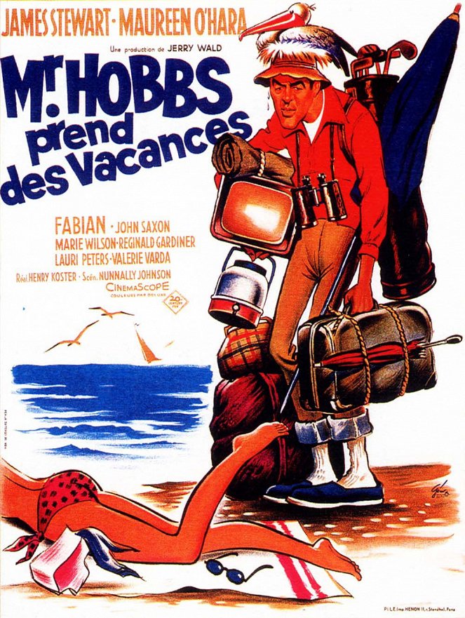 M. Hobbs prend des vacances - Affiches