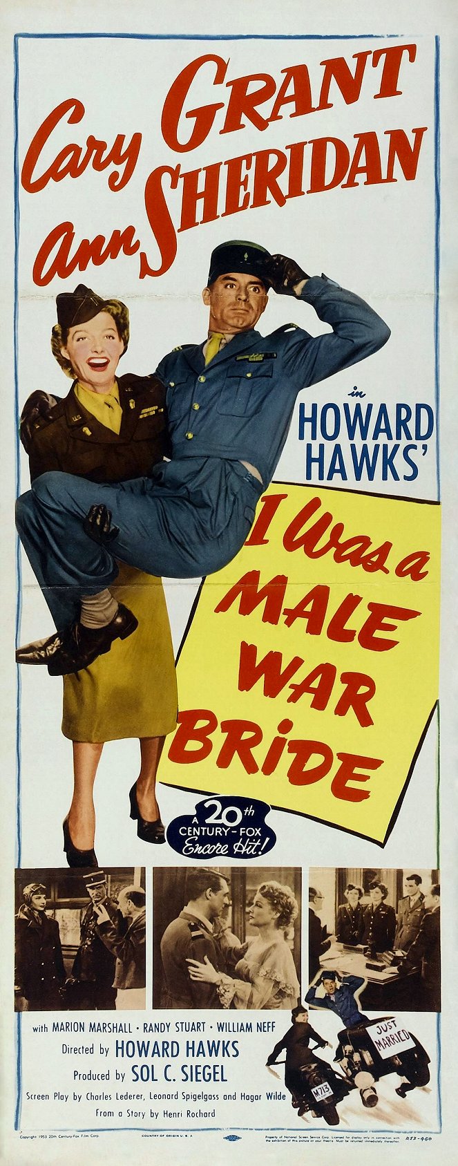 I Was a Male War Bride - Plagáty