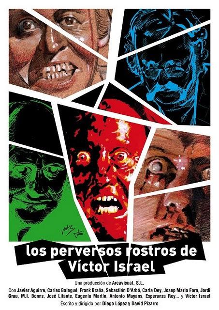Los perversos rostros de Víctor Israel - Posters