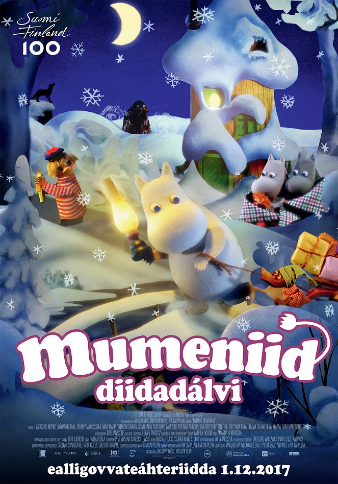 Les Moomins attendent Noël - Affiches