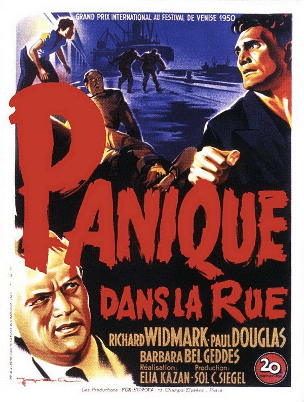 Panique dans la rue - Affiches