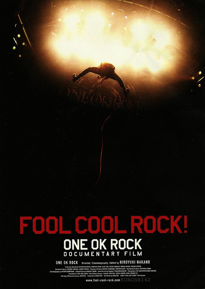 Fool Cool Rock! One Ok Rock Documentary Film - Julisteet