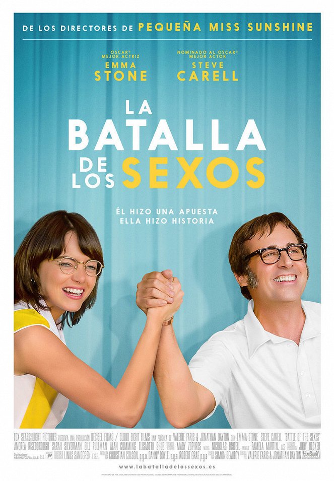 La batalla de los sexos - Carteles