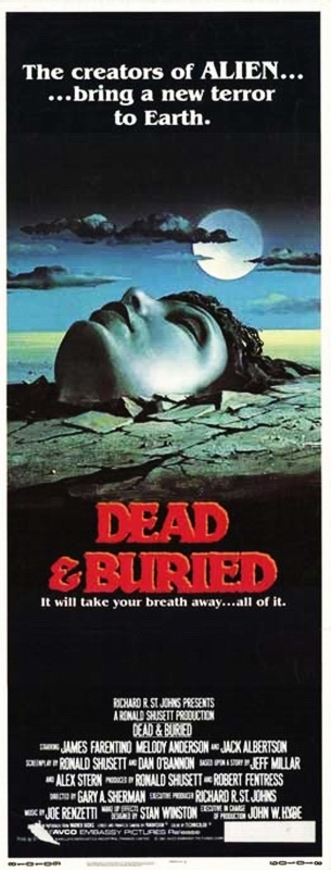 Mrtví a pohřbení - Plakáty