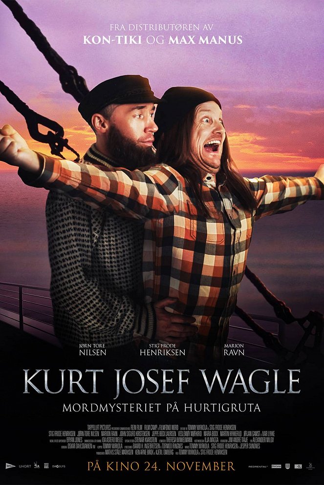 Kurt Josef Wagle og mordmysteriet på Hurtigruta - Plakate
