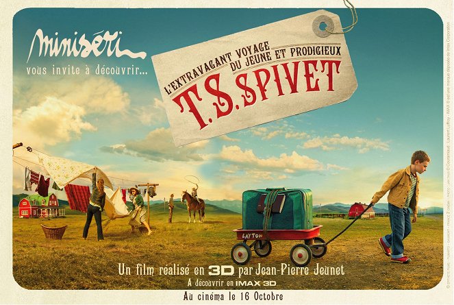 T.S. Spivet különös utazása - Plakátok