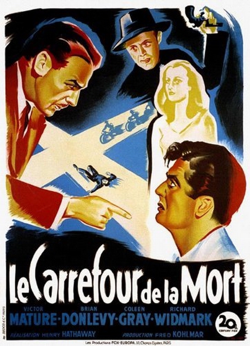 Le Carrefour de la mort - Affiches