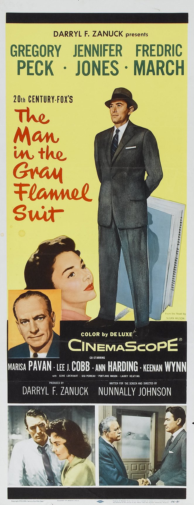 Muž v šedém flanelovém obleku - Plakáty
