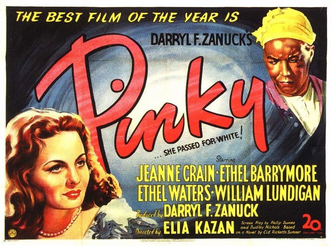 Pinky, de witte negerin - Posters