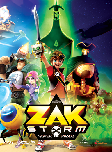 Zak Storm, super pirate - Affiches