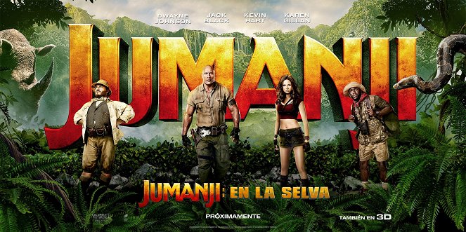 Jumanji: Vár a dzsungel - Plakátok