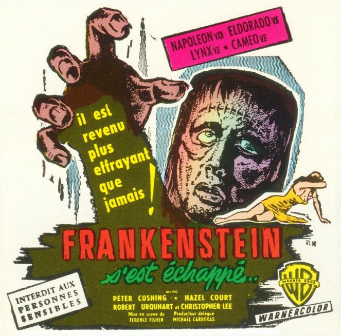 Frankenstein s'est échappé - Affiches
