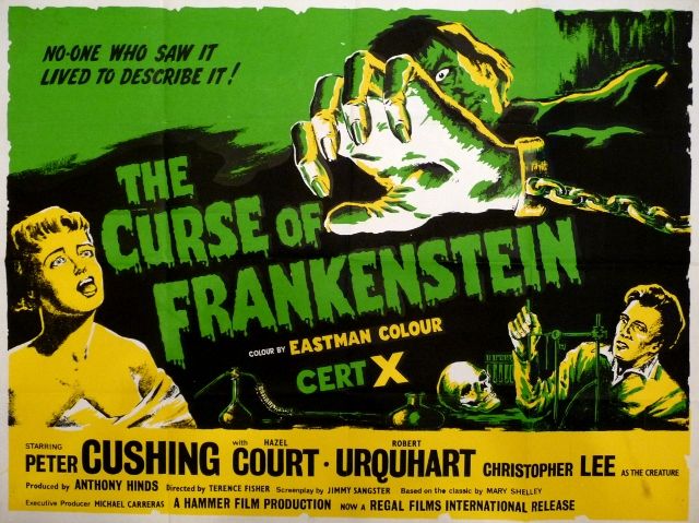 De vloek van Frankenstein - Posters