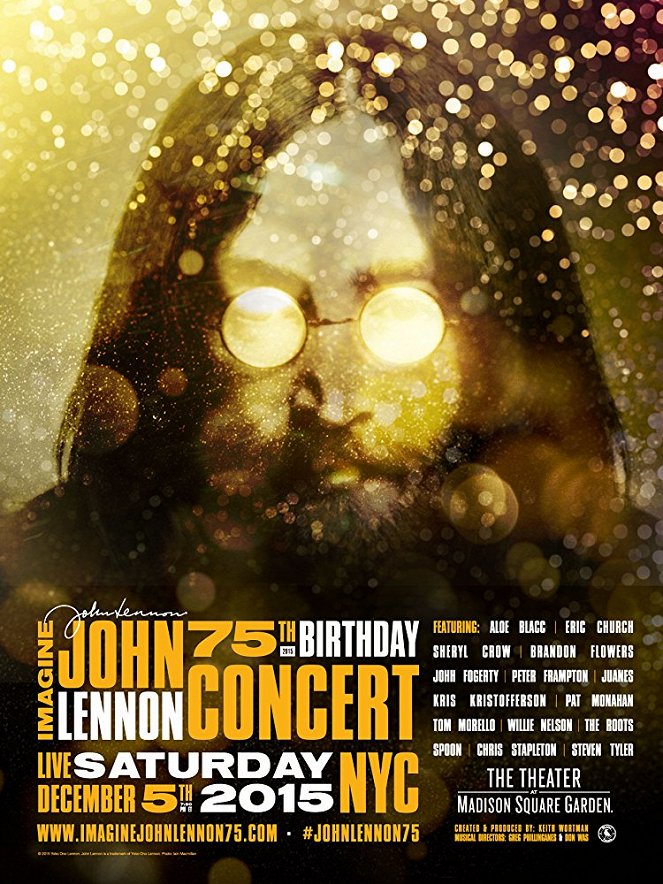 Imagine John Lennon 75th Birthday Concert - Plakáty